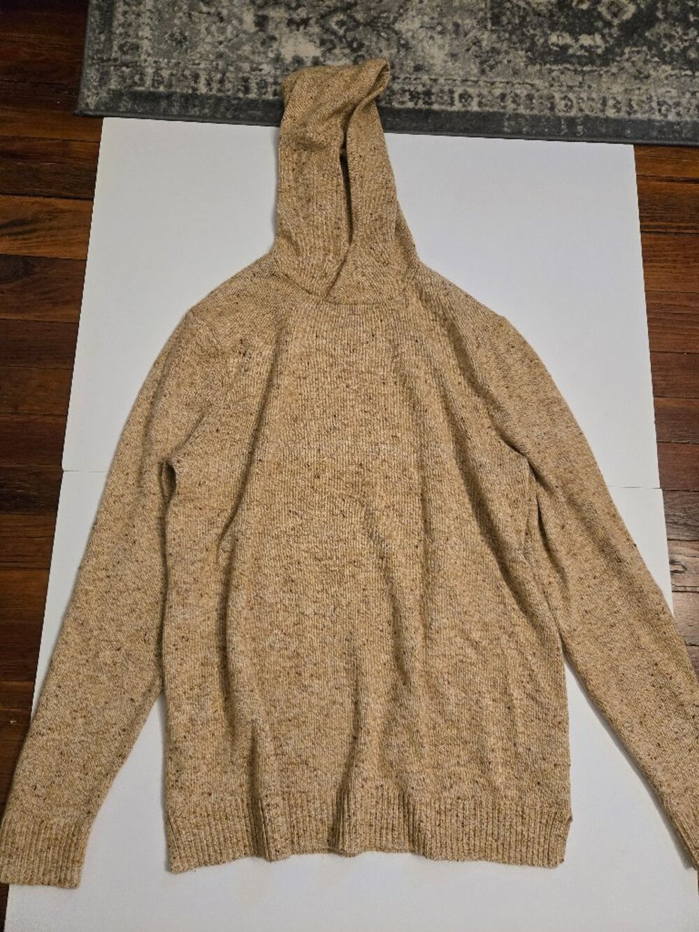 Express Men's Hoodie Knit XLT Tan